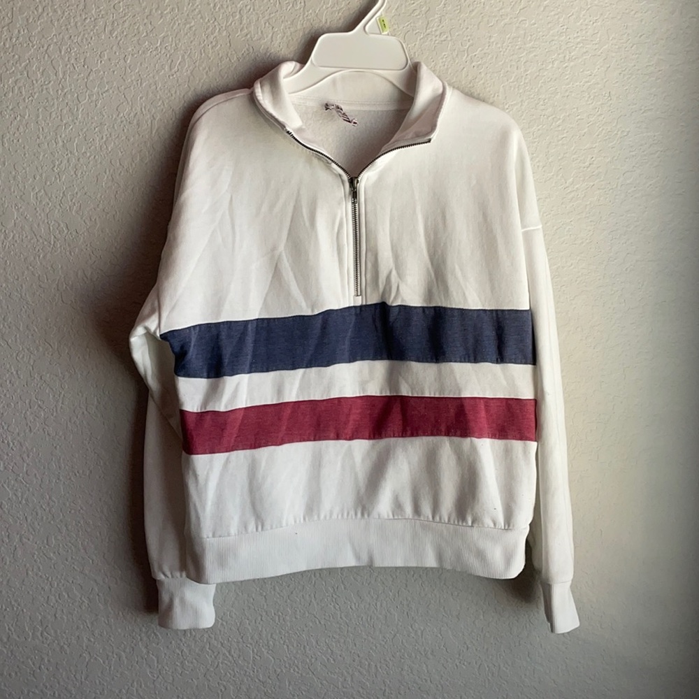 PINK ROSE half zip